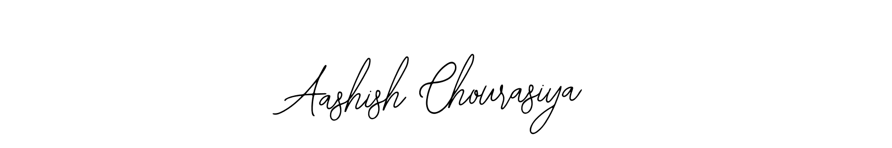 How to make Aashish Chourasiya name signature. Use Bearetta-2O07w style for creating short signs online. This is the latest handwritten sign. Aashish Chourasiya signature style 12 images and pictures png