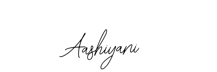 Design your own signature with our free online signature maker. With this signature software, you can create a handwritten (Bearetta-2O07w) signature for name Aashiyani. Aashiyani signature style 12 images and pictures png