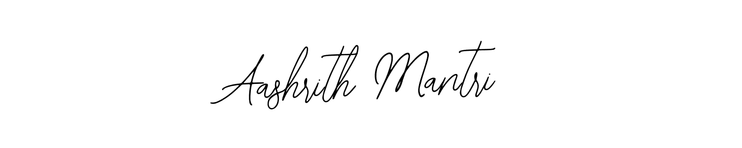 Make a beautiful signature design for name Aashrith Mantri. With this signature (Bearetta-2O07w) style, you can create a handwritten signature for free. Aashrith Mantri signature style 12 images and pictures png