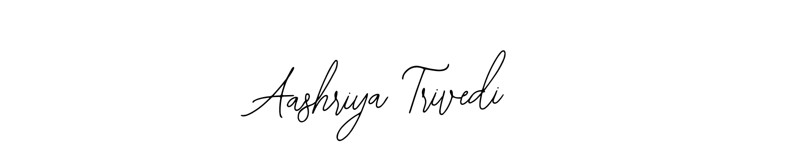 The best way (Bearetta-2O07w) to make a short signature is to pick only two or three words in your name. The name Aashriya Trivedi include a total of six letters. For converting this name. Aashriya Trivedi signature style 12 images and pictures png