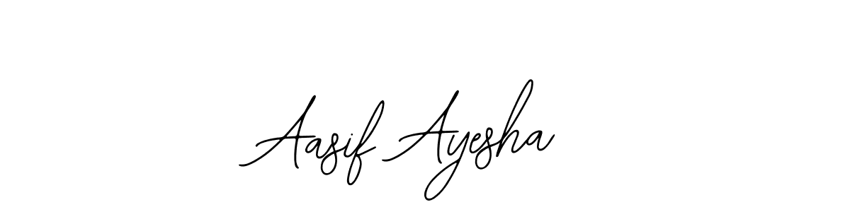 You should practise on your own different ways (Bearetta-2O07w) to write your name (Aasif Ayesha) in signature. don't let someone else do it for you. Aasif Ayesha signature style 12 images and pictures png