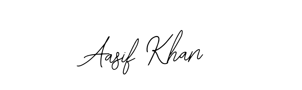 How to make Aasif Khan name signature. Use Bearetta-2O07w style for creating short signs online. This is the latest handwritten sign. Aasif Khan signature style 12 images and pictures png