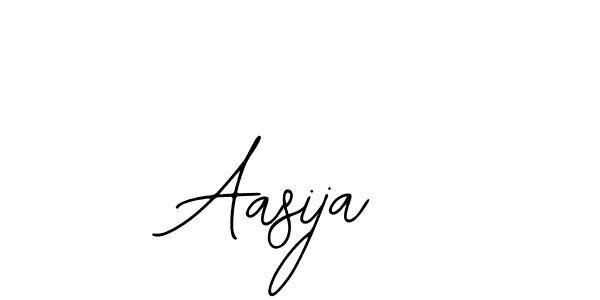 Design your own signature with our free online signature maker. With this signature software, you can create a handwritten (Bearetta-2O07w) signature for name Aasija. Aasija signature style 12 images and pictures png