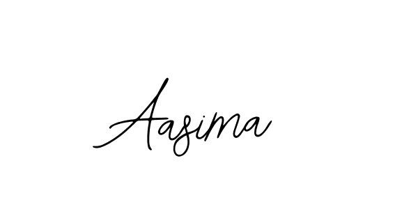 Design your own signature with our free online signature maker. With this signature software, you can create a handwritten (Bearetta-2O07w) signature for name Aasima. Aasima signature style 12 images and pictures png