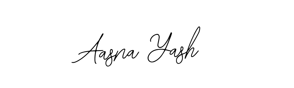 Also we have Aasna Yash name is the best signature style. Create professional handwritten signature collection using Bearetta-2O07w autograph style. Aasna Yash signature style 12 images and pictures png