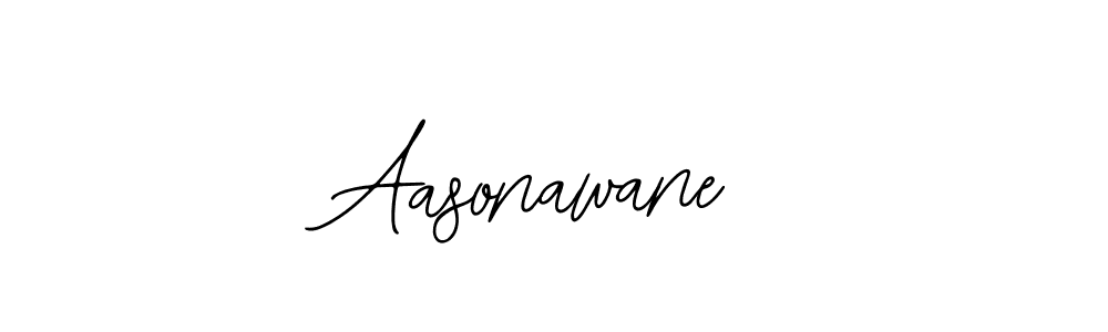 How to make Aasonawane signature? Bearetta-2O07w is a professional autograph style. Create handwritten signature for Aasonawane name. Aasonawane signature style 12 images and pictures png