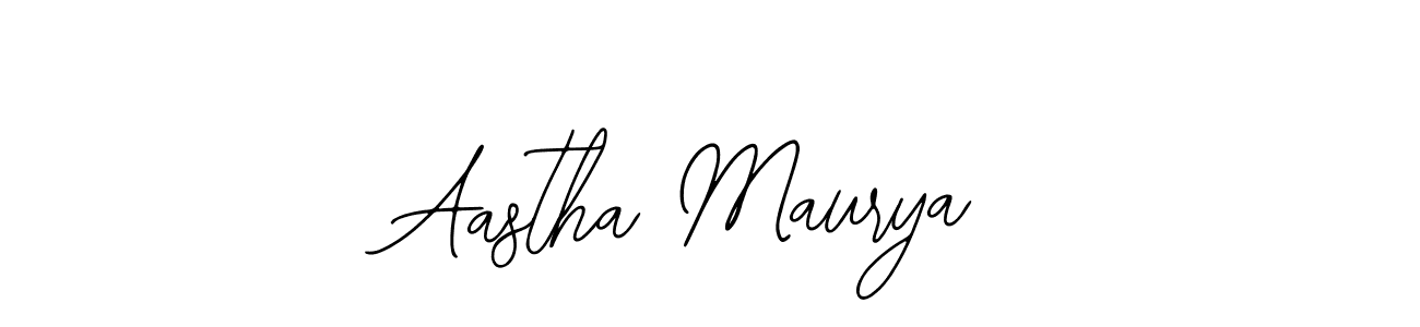 You should practise on your own different ways (Bearetta-2O07w) to write your name (Aastha Maurya) in signature. don't let someone else do it for you. Aastha Maurya signature style 12 images and pictures png