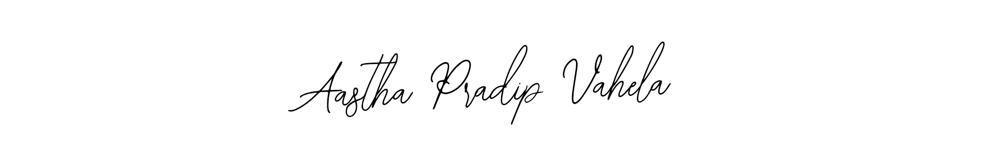 Use a signature maker to create a handwritten signature online. With this signature software, you can design (Bearetta-2O07w) your own signature for name Aastha Pradip Vahela. Aastha Pradip Vahela signature style 12 images and pictures png