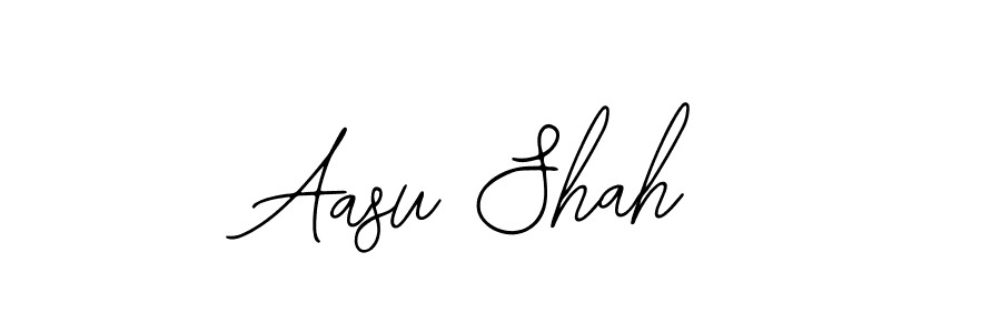 How to make Aasu Shah name signature. Use Bearetta-2O07w style for creating short signs online. This is the latest handwritten sign. Aasu Shah signature style 12 images and pictures png