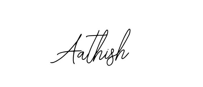 How to make Aathish name signature. Use Bearetta-2O07w style for creating short signs online. This is the latest handwritten sign. Aathish signature style 12 images and pictures png