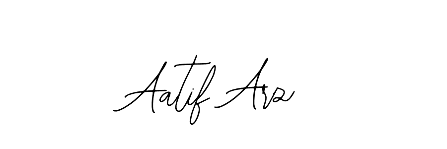 Also we have Aatif Arz name is the best signature style. Create professional handwritten signature collection using Bearetta-2O07w autograph style. Aatif Arz signature style 12 images and pictures png