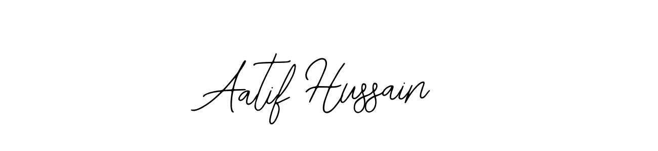 Create a beautiful signature design for name Aatif Hussain. With this signature (Bearetta-2O07w) fonts, you can make a handwritten signature for free. Aatif Hussain signature style 12 images and pictures png