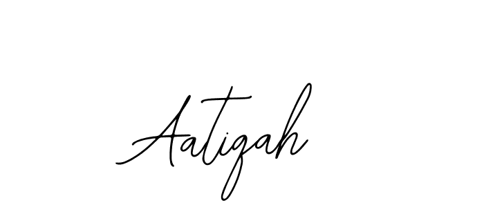 How to make Aatiqah signature? Bearetta-2O07w is a professional autograph style. Create handwritten signature for Aatiqah name. Aatiqah signature style 12 images and pictures png