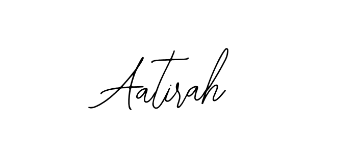 Also You can easily find your signature by using the search form. We will create Aatirah name handwritten signature images for you free of cost using Bearetta-2O07w sign style. Aatirah signature style 12 images and pictures png