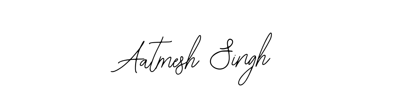 Similarly Bearetta-2O07w is the best handwritten signature design. Signature creator online .You can use it as an online autograph creator for name Aatmesh Singh. Aatmesh Singh signature style 12 images and pictures png