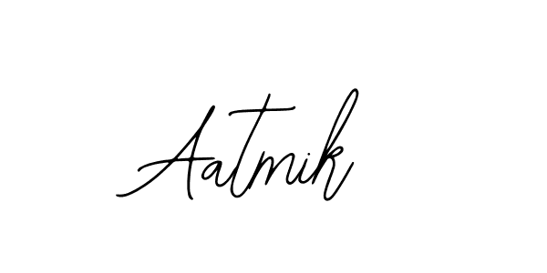 Also we have Aatmik name is the best signature style. Create professional handwritten signature collection using Bearetta-2O07w autograph style. Aatmik signature style 12 images and pictures png