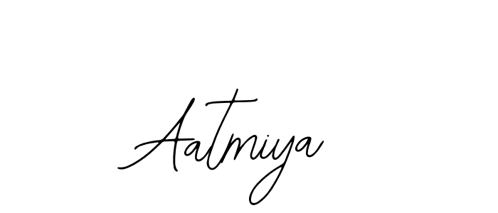 Design your own signature with our free online signature maker. With this signature software, you can create a handwritten (Bearetta-2O07w) signature for name Aatmiya. Aatmiya signature style 12 images and pictures png