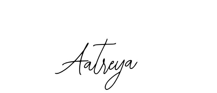 How to make Aatreya signature? Bearetta-2O07w is a professional autograph style. Create handwritten signature for Aatreya name. Aatreya signature style 12 images and pictures png