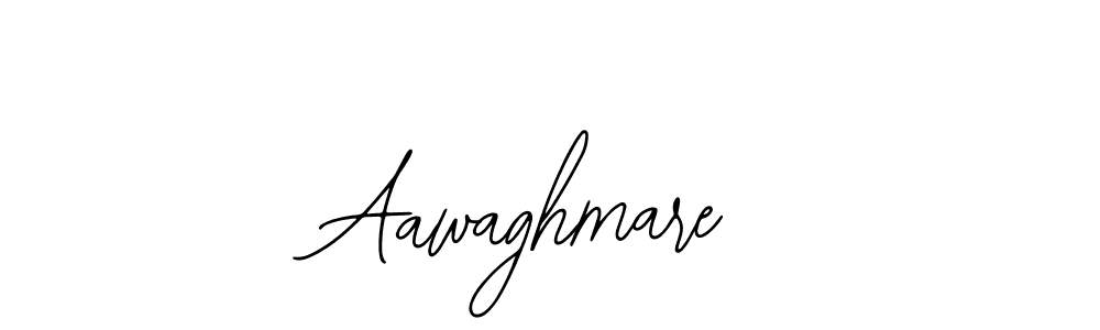 How to make Aawaghmare name signature. Use Bearetta-2O07w style for creating short signs online. This is the latest handwritten sign. Aawaghmare signature style 12 images and pictures png