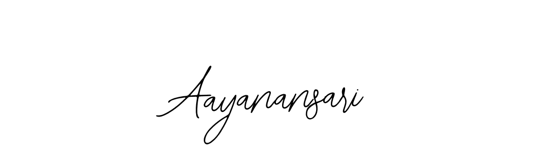 Also we have Aayanansari name is the best signature style. Create professional handwritten signature collection using Bearetta-2O07w autograph style. Aayanansari signature style 12 images and pictures png