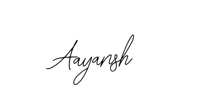 How to make Aayansh signature? Bearetta-2O07w is a professional autograph style. Create handwritten signature for Aayansh name. Aayansh signature style 12 images and pictures png