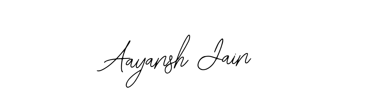 You should practise on your own different ways (Bearetta-2O07w) to write your name (Aayansh Jain) in signature. don't let someone else do it for you. Aayansh Jain signature style 12 images and pictures png