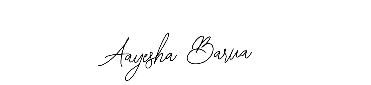 Design your own signature with our free online signature maker. With this signature software, you can create a handwritten (Bearetta-2O07w) signature for name Aayesha Barua. Aayesha Barua signature style 12 images and pictures png