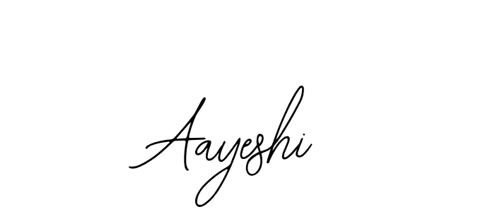 The best way (Bearetta-2O07w) to make a short signature is to pick only two or three words in your name. The name Aayeshi include a total of six letters. For converting this name. Aayeshi signature style 12 images and pictures png