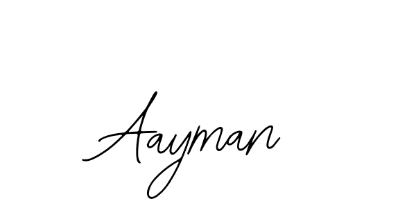 How to make Aayman signature? Bearetta-2O07w is a professional autograph style. Create handwritten signature for Aayman name. Aayman signature style 12 images and pictures png