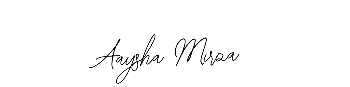 It looks lik you need a new signature style for name Aaysha Mirza. Design unique handwritten (Bearetta-2O07w) signature with our free signature maker in just a few clicks. Aaysha Mirza signature style 12 images and pictures png