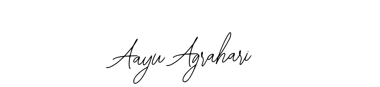 Make a beautiful signature design for name Aayu Agrahari. With this signature (Bearetta-2O07w) style, you can create a handwritten signature for free. Aayu Agrahari signature style 12 images and pictures png