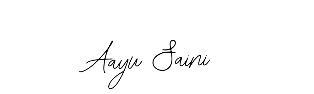 if you are searching for the best signature style for your name Aayu Saini. so please give up your signature search. here we have designed multiple signature styles  using Bearetta-2O07w. Aayu Saini signature style 12 images and pictures png