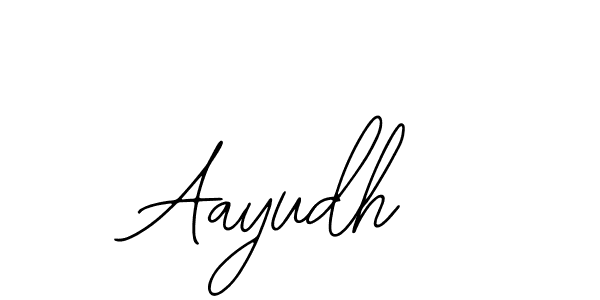 How to make Aayudh signature? Bearetta-2O07w is a professional autograph style. Create handwritten signature for Aayudh name. Aayudh signature style 12 images and pictures png
