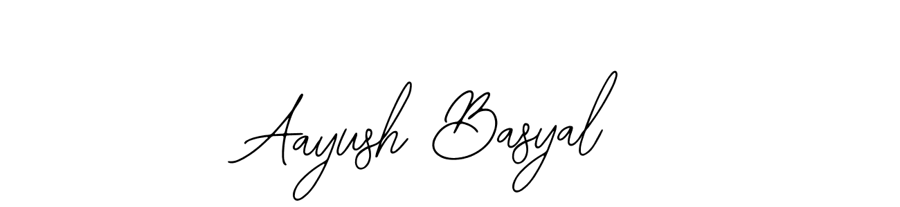 The best way (Bearetta-2O07w) to make a short signature is to pick only two or three words in your name. The name Aayush Basyal include a total of six letters. For converting this name. Aayush Basyal signature style 12 images and pictures png