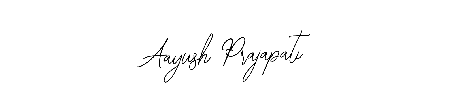You should practise on your own different ways (Bearetta-2O07w) to write your name (Aayush Prajapati) in signature. don't let someone else do it for you. Aayush Prajapati signature style 12 images and pictures png