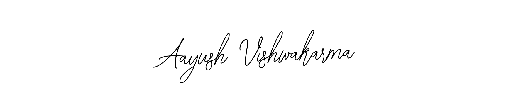 Use a signature maker to create a handwritten signature online. With this signature software, you can design (Bearetta-2O07w) your own signature for name Aayush Vishwakarma. Aayush Vishwakarma signature style 12 images and pictures png