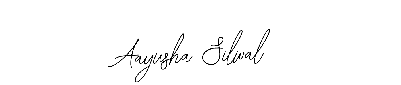 The best way (Bearetta-2O07w) to make a short signature is to pick only two or three words in your name. The name Aayusha Silwal include a total of six letters. For converting this name. Aayusha Silwal signature style 12 images and pictures png