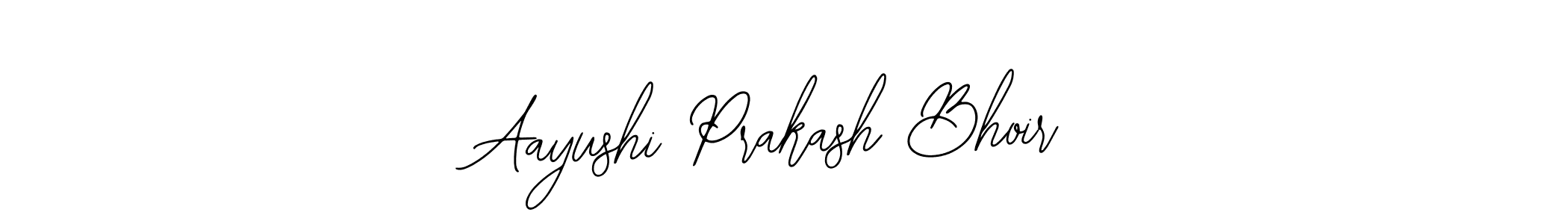 Similarly Bearetta-2O07w is the best handwritten signature design. Signature creator online .You can use it as an online autograph creator for name Aayushi Prakash Bhoir. Aayushi Prakash Bhoir signature style 12 images and pictures png