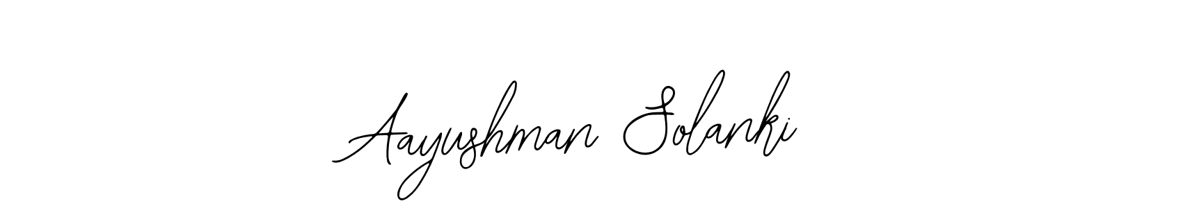 The best way (Bearetta-2O07w) to make a short signature is to pick only two or three words in your name. The name Aayushman Solanki include a total of six letters. For converting this name. Aayushman Solanki signature style 12 images and pictures png