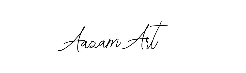 Design your own signature with our free online signature maker. With this signature software, you can create a handwritten (Bearetta-2O07w) signature for name Aazam Art . Aazam Art  signature style 12 images and pictures png