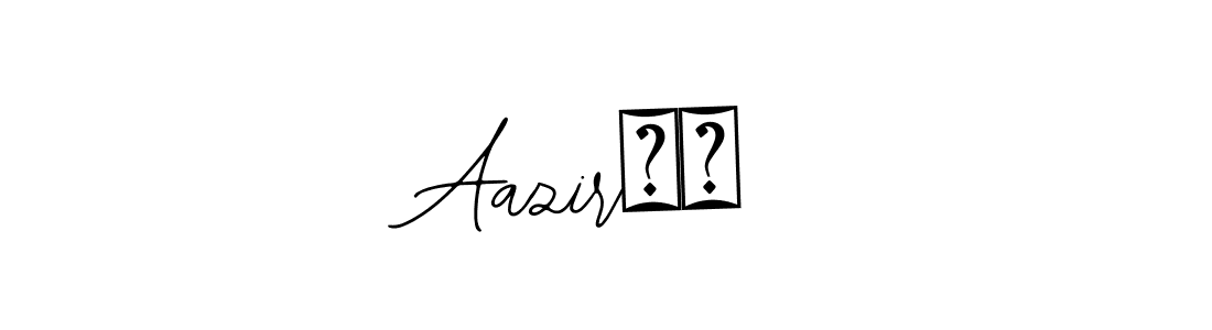 Use a signature maker to create a handwritten signature online. With this signature software, you can design (Bearetta-2O07w) your own signature for name Aazir❤️. Aazir❤️ signature style 12 images and pictures png