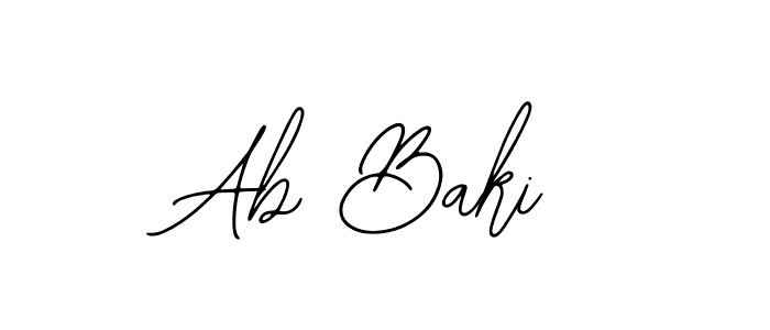 This is the best signature style for the Ab Baki name. Also you like these signature font (Bearetta-2O07w). Mix name signature. Ab Baki signature style 12 images and pictures png