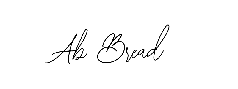 Bearetta-2O07w is a professional signature style that is perfect for those who want to add a touch of class to their signature. It is also a great choice for those who want to make their signature more unique. Get Ab Bread name to fancy signature for free. Ab Bread signature style 12 images and pictures png