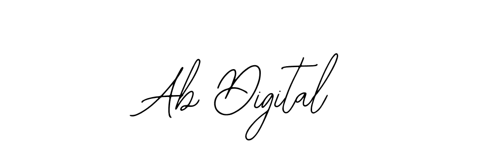Bearetta-2O07w is a professional signature style that is perfect for those who want to add a touch of class to their signature. It is also a great choice for those who want to make their signature more unique. Get Ab Digital name to fancy signature for free. Ab Digital signature style 12 images and pictures png