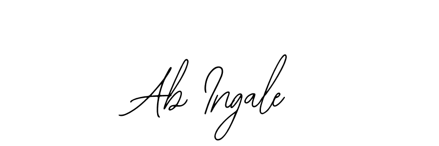 Also we have Ab Ingale name is the best signature style. Create professional handwritten signature collection using Bearetta-2O07w autograph style. Ab Ingale signature style 12 images and pictures png