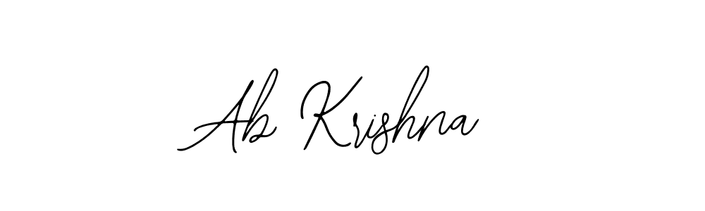 Ab Krishna stylish signature style. Best Handwritten Sign (Bearetta-2O07w) for my name. Handwritten Signature Collection Ideas for my name Ab Krishna. Ab Krishna signature style 12 images and pictures png