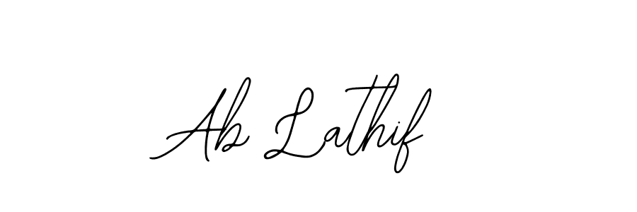 Make a beautiful signature design for name Ab Lathif. Use this online signature maker to create a handwritten signature for free. Ab Lathif signature style 12 images and pictures png