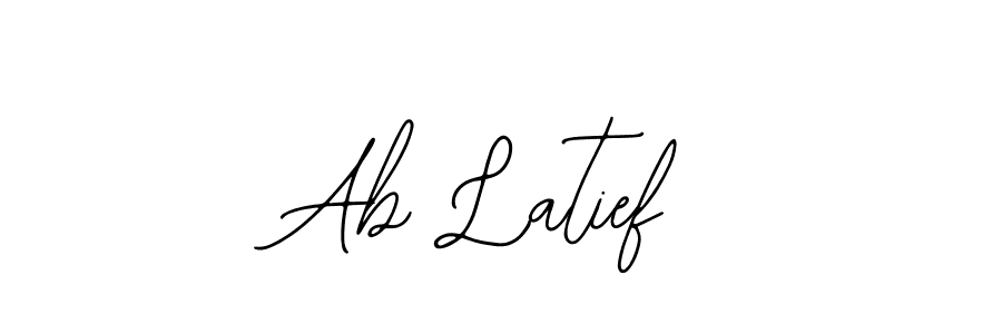Make a beautiful signature design for name Ab Latief. With this signature (Bearetta-2O07w) style, you can create a handwritten signature for free. Ab Latief signature style 12 images and pictures png