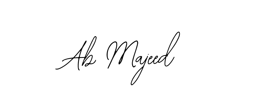 Use a signature maker to create a handwritten signature online. With this signature software, you can design (Bearetta-2O07w) your own signature for name Ab Majeed. Ab Majeed signature style 12 images and pictures png