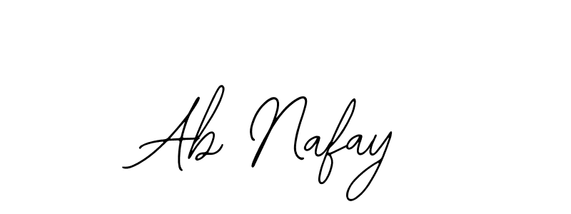 Design your own signature with our free online signature maker. With this signature software, you can create a handwritten (Bearetta-2O07w) signature for name Ab Nafay. Ab Nafay signature style 12 images and pictures png